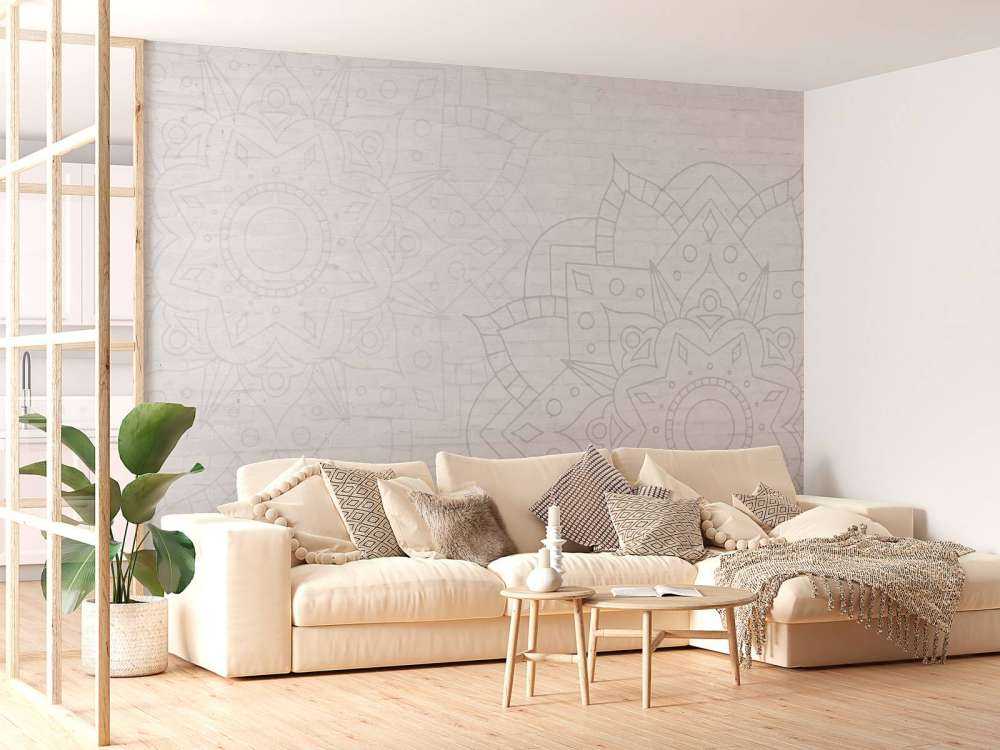 Subtelna mandala geometryczna