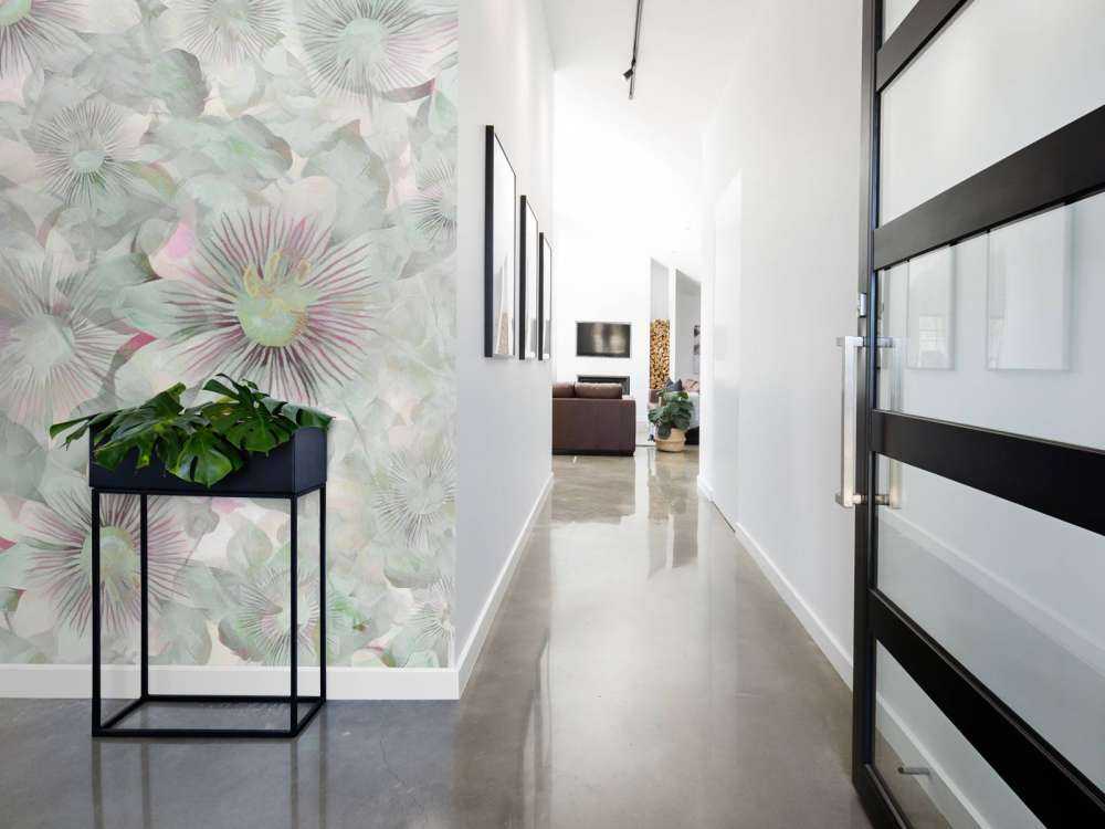 Elegancja akwareli botanicznych w pastelowym różu