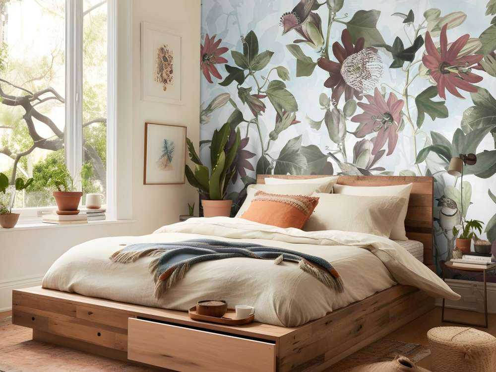 Siedem ptaków w zaczarowanym listowiu - miękki niebieski