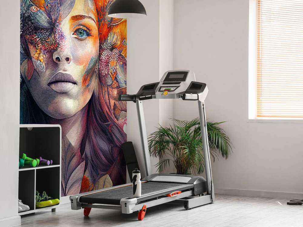 Watercolor Tropical Woman #3