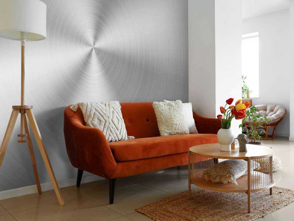 Radialna tekstura metalowa