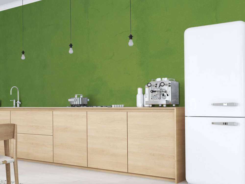 Beton w kolorze zielonego awokado