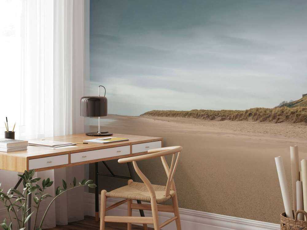 Bamburgh Castle, Northumberland coast line