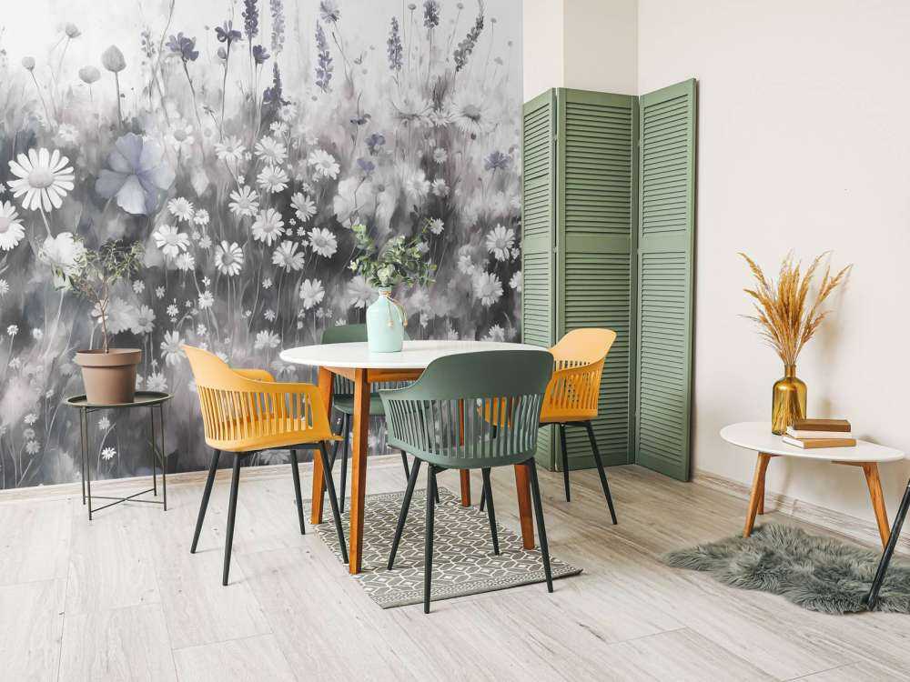 Zielona zieleń lata miękki beż