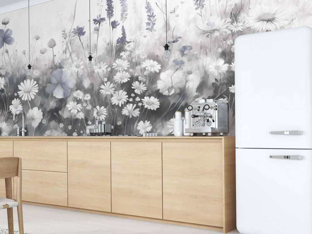 Zielona zieleń lata miękki beż