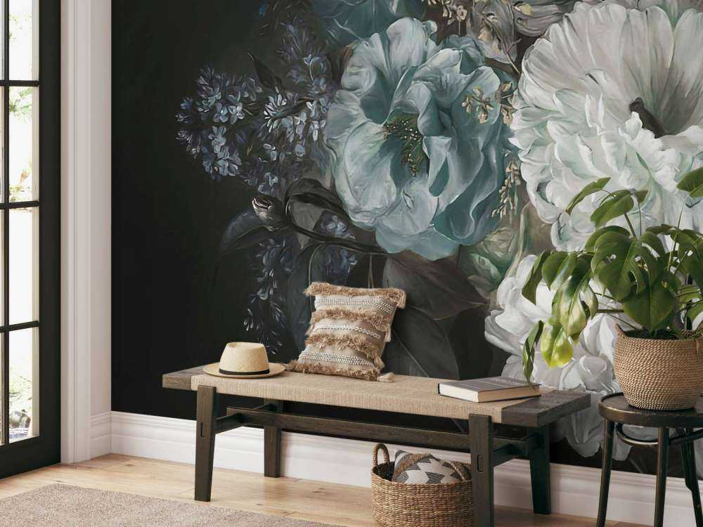 Bukiet z bzu niebieskiego