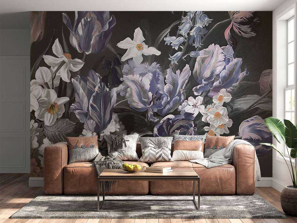 Bukiet z piwonii wielokolorowych