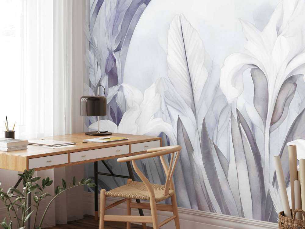 Irysy o wschodzie słońca fioletowe