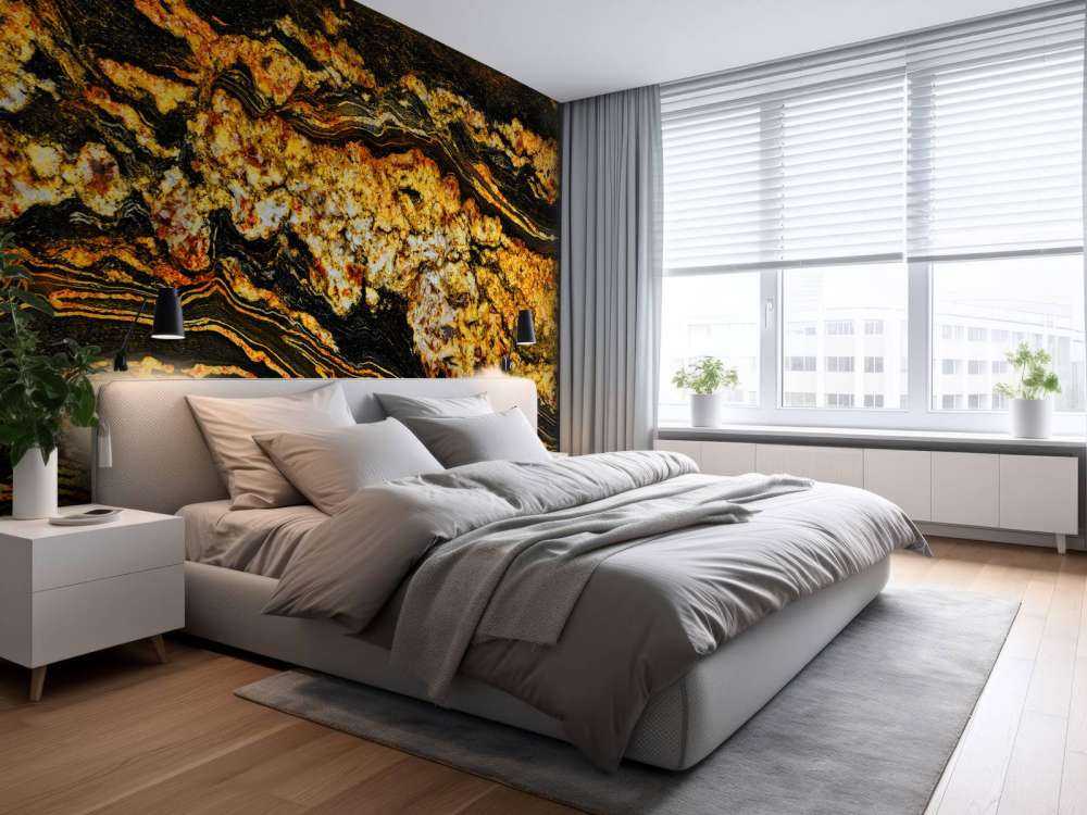 Marmur w kolorze czarnego złota