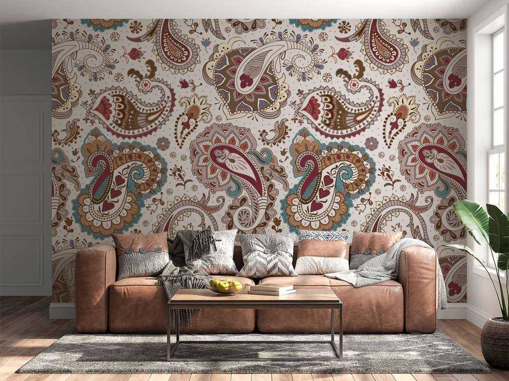 Kolorowe kwiaty w tle