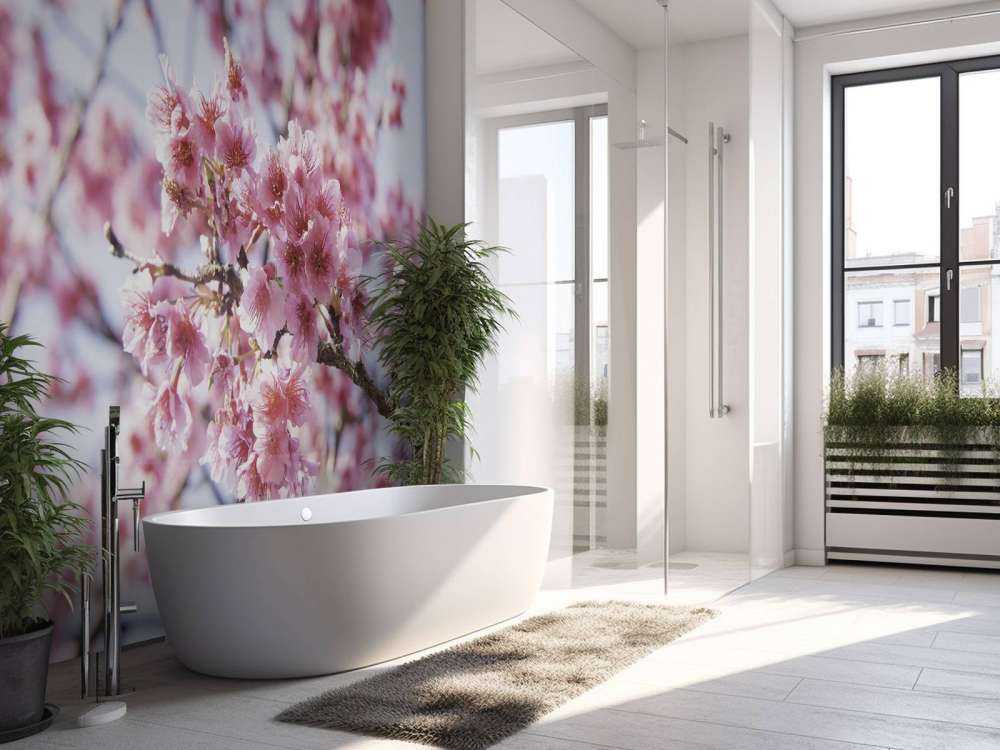 Zbliżenie na różowego kwiatka