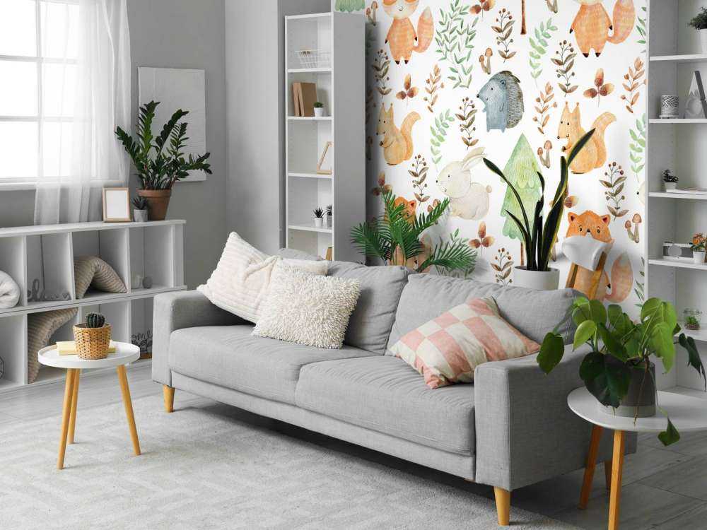 Akwarelowe zwierzęta leśne