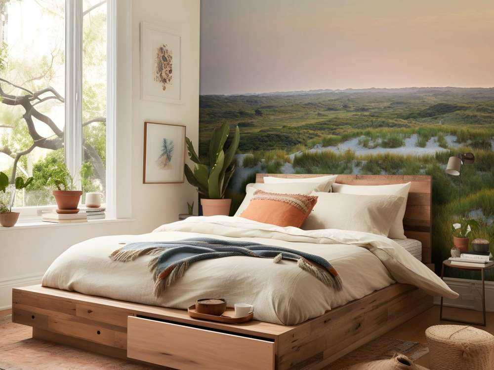 Zachód słońca na wydmach