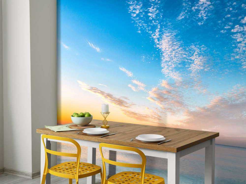 Wschód słońca na plaży