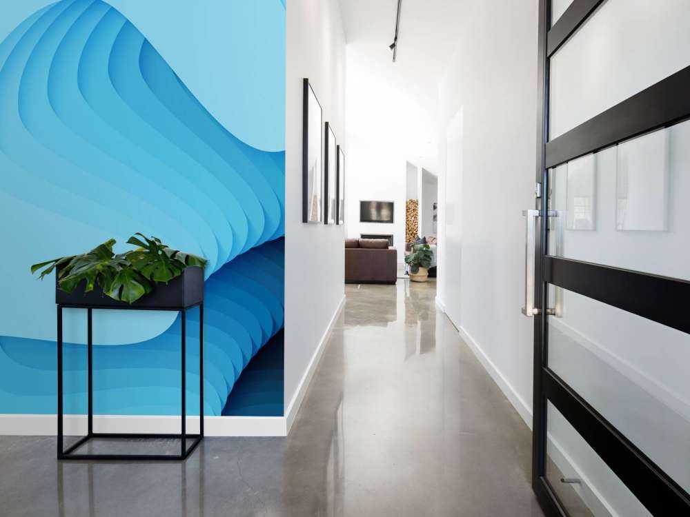 Abstrakcyjny błękit