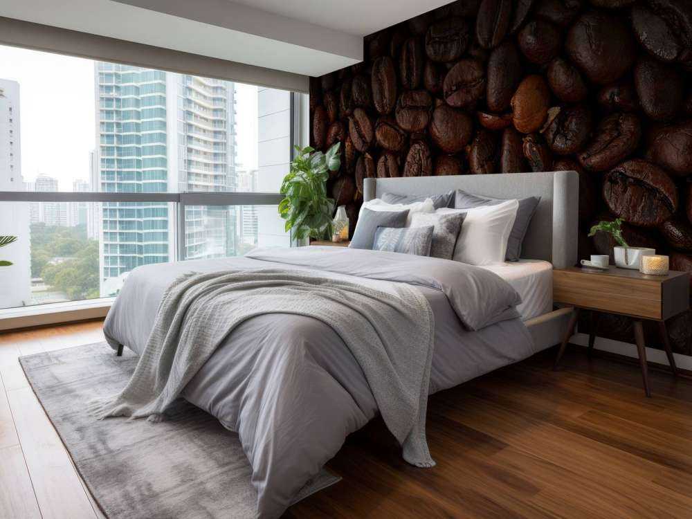 Ziarna kawy w zbliżeniu