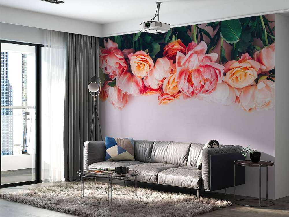 Róże w różnych odcieniach różu