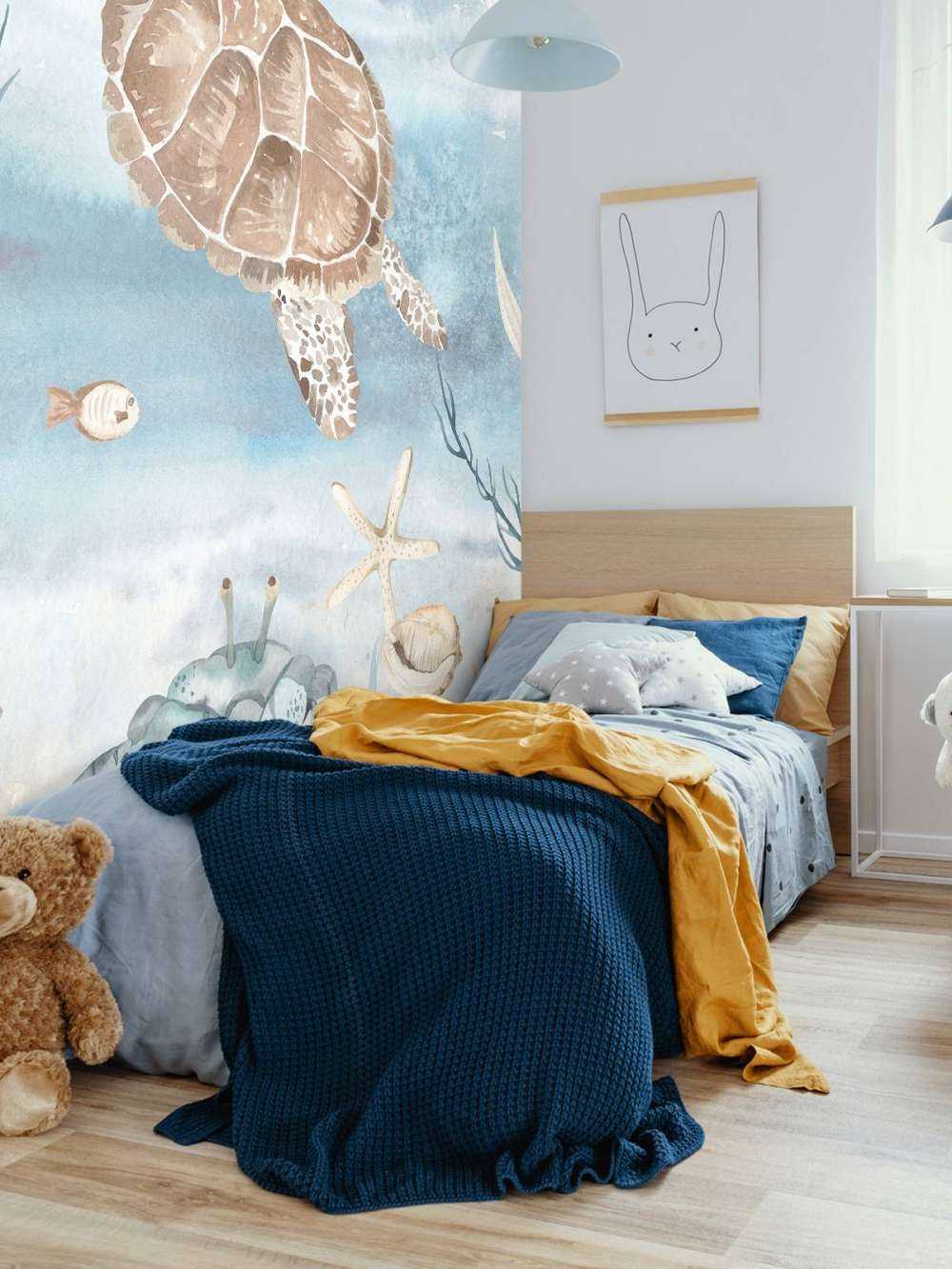 Akwarela żółw morski