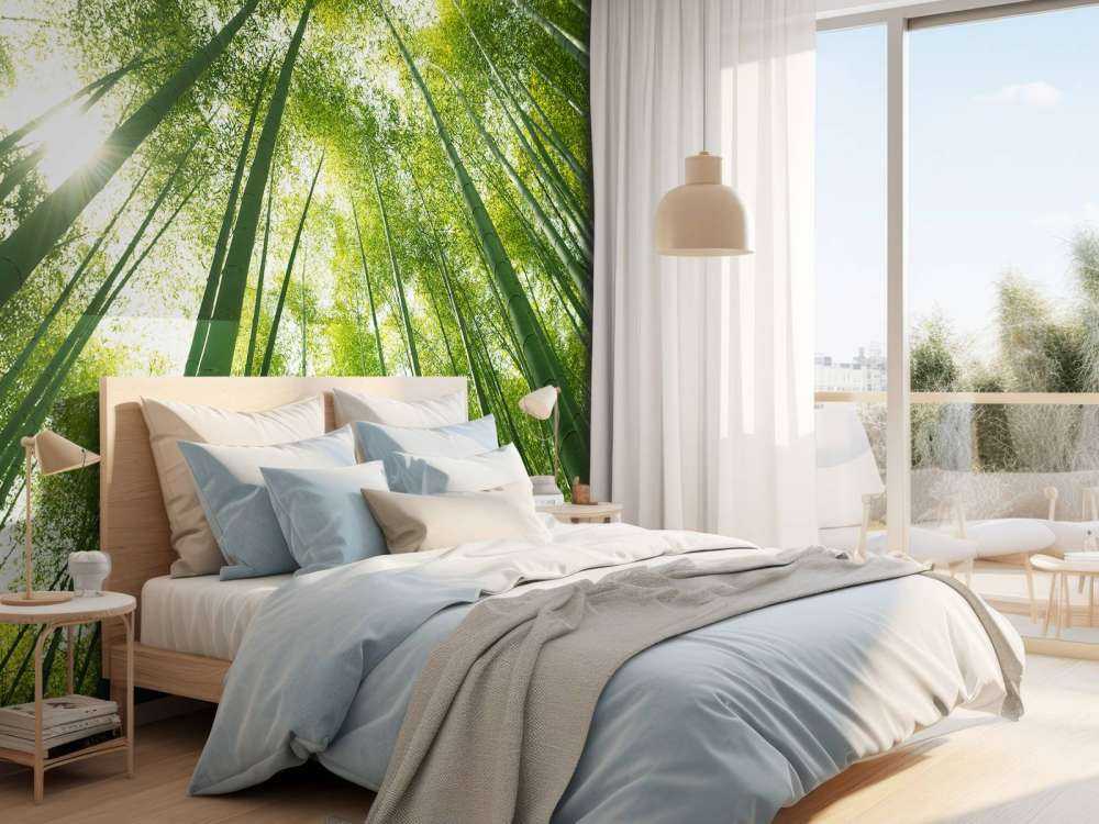 Las bambusowy w Japonii