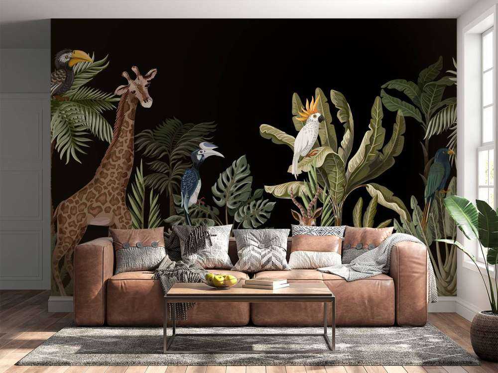 Różne zwierzęta z dżungli