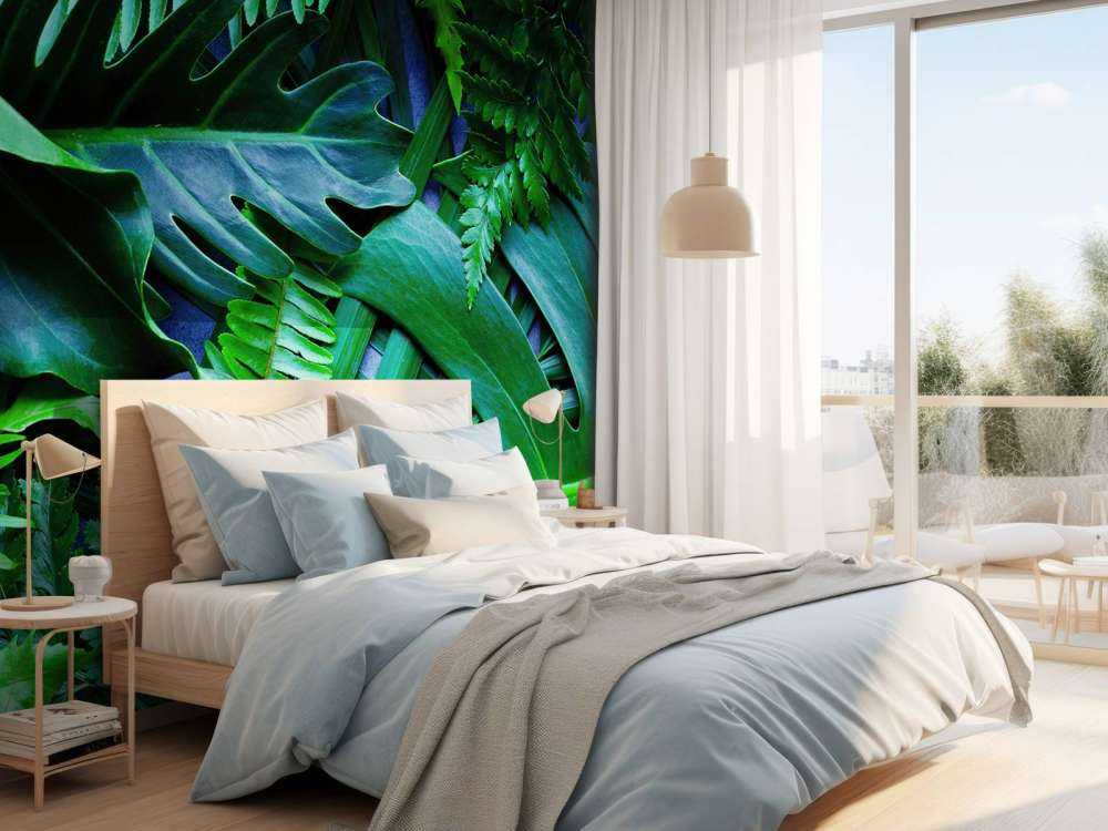 Zielone liście dżungli