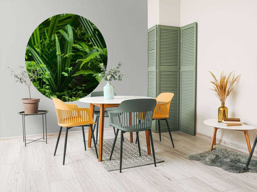 Panorama z roślinami