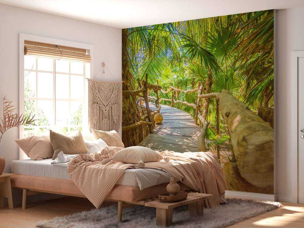 Most w tropikalnej dżungli