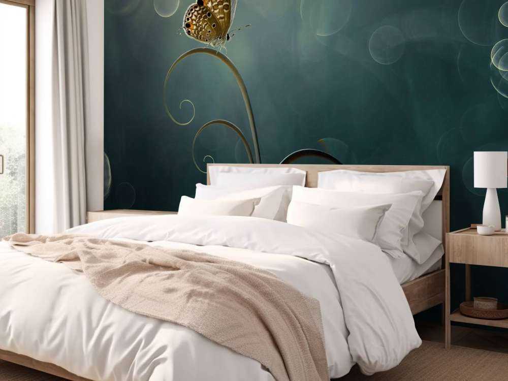 Butterfly in the Morning with Bokeh