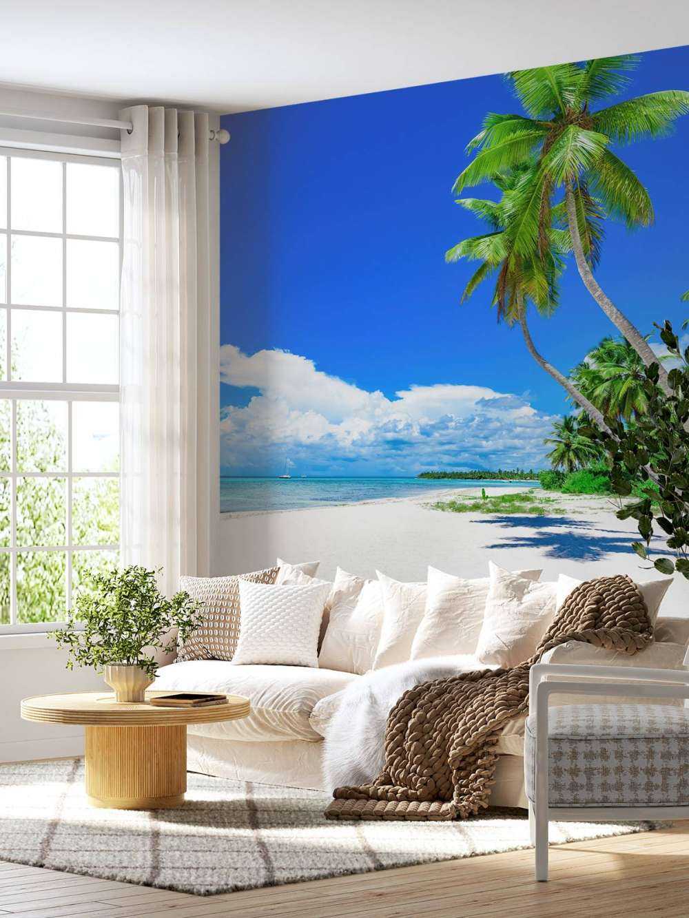 Niebiańska tropikalna plaża