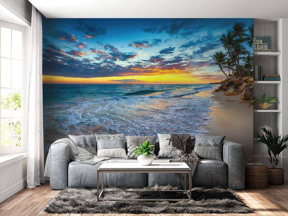 Wschód słońca na plaży