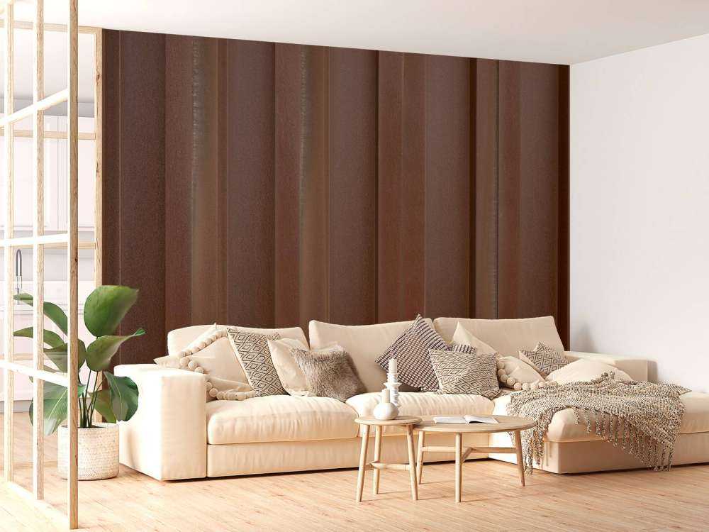 Rdzewiejące ściany szczelne w ściankach szczelnych 