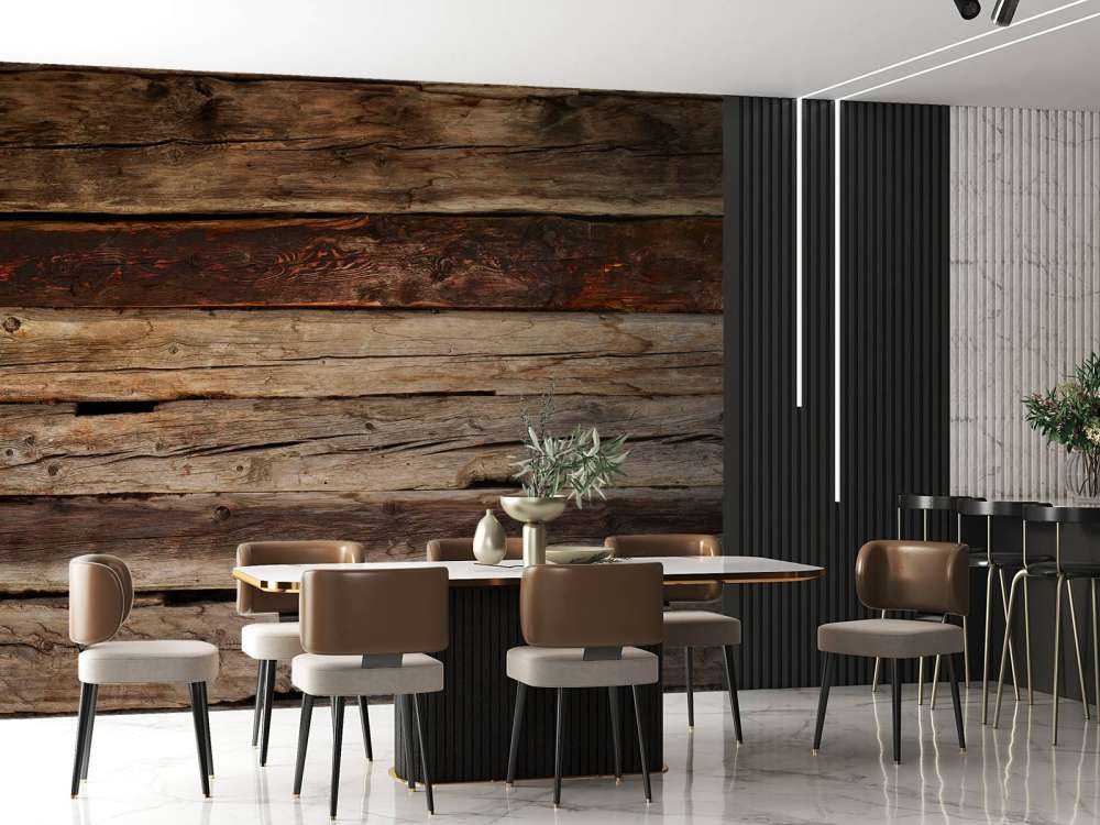 Wędzone czerwone drewno