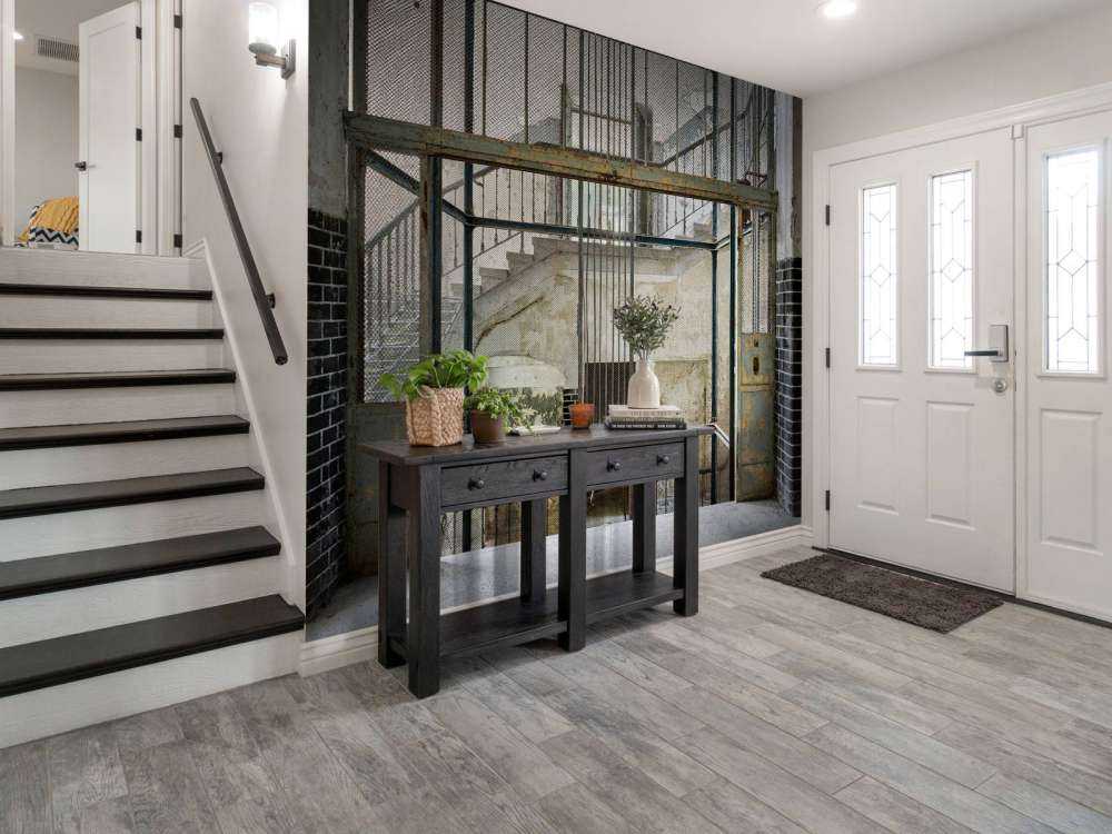 Opuszczony szyb windowy