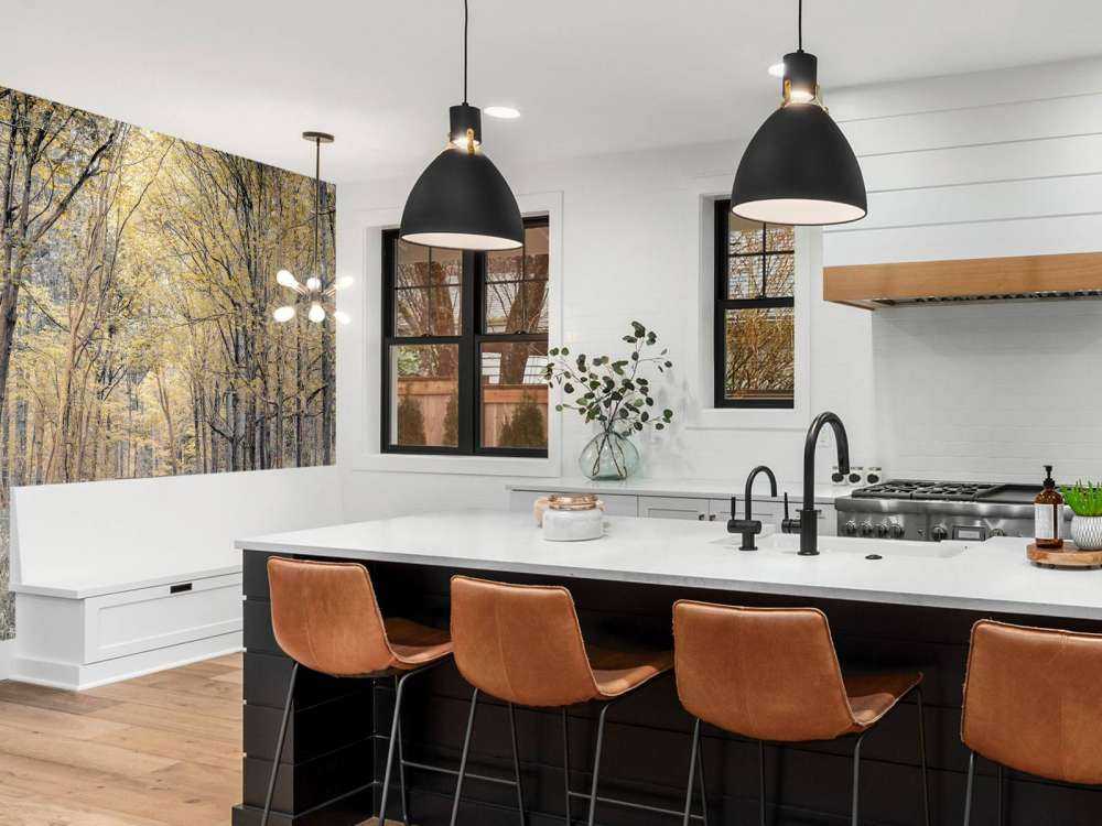 Leśna droga w okresie jesiennym