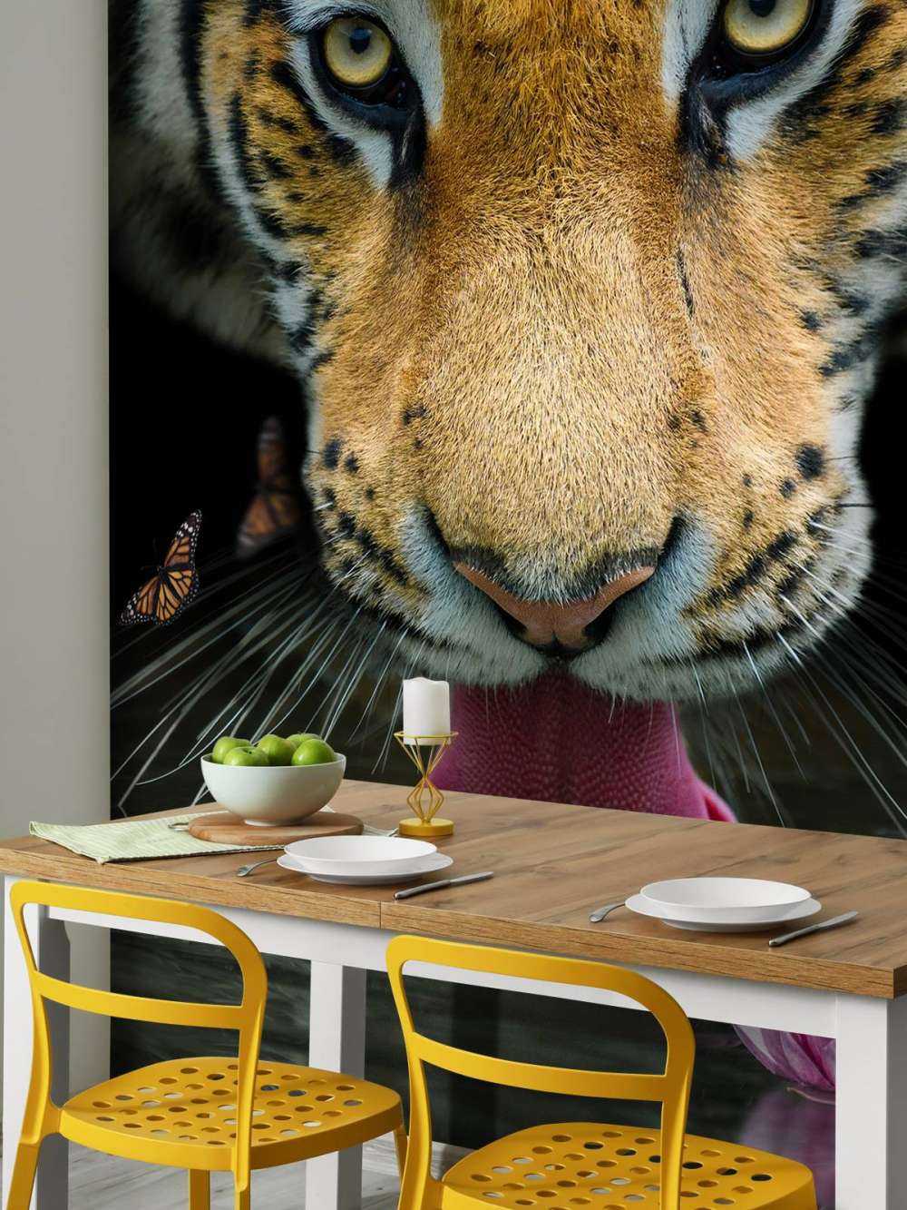 Portret tygrysa z dżungli