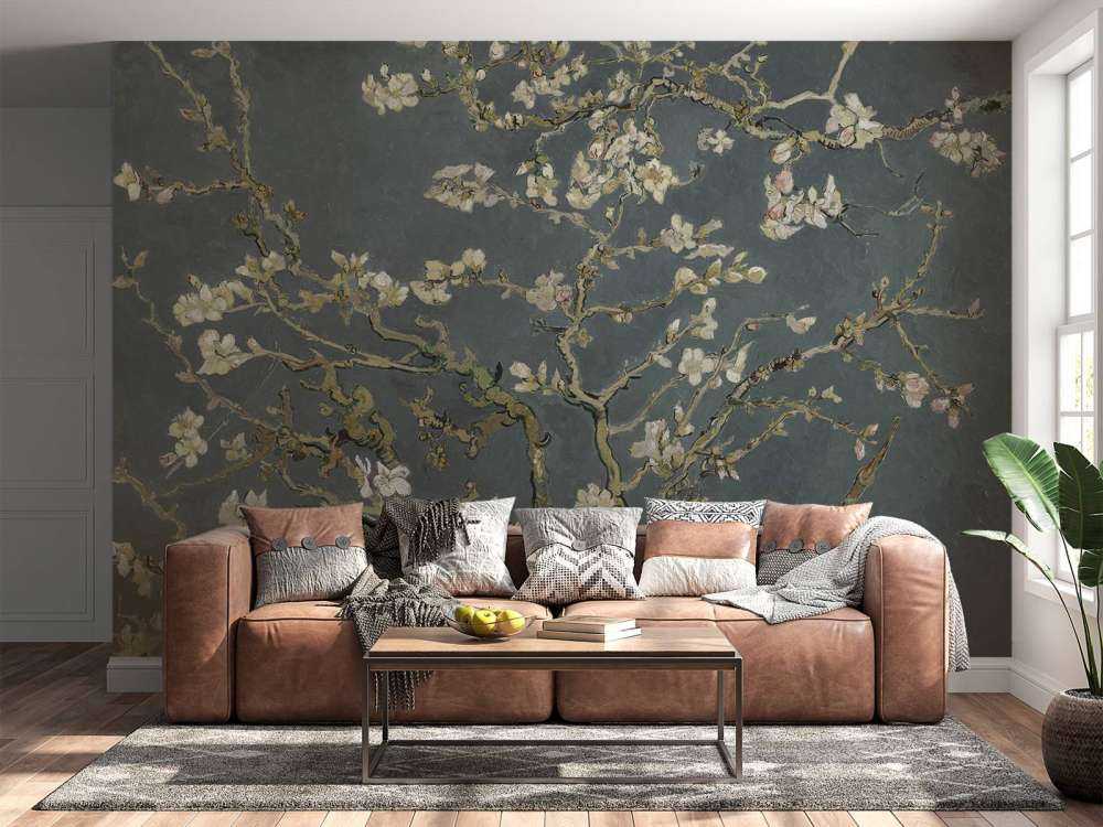 Kwiat migdałowca w rozkwicie