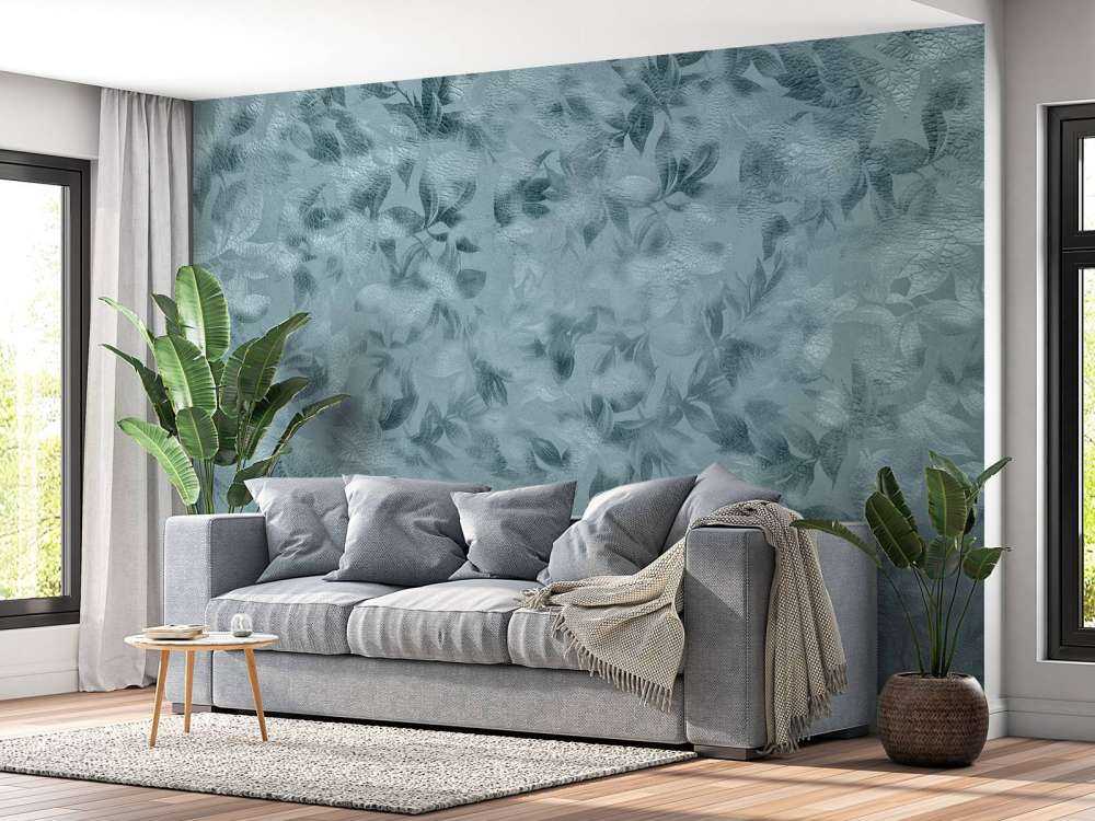 Niebieskie kwiaty tekstura