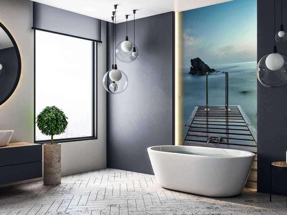 Drewniane molo nad morzem