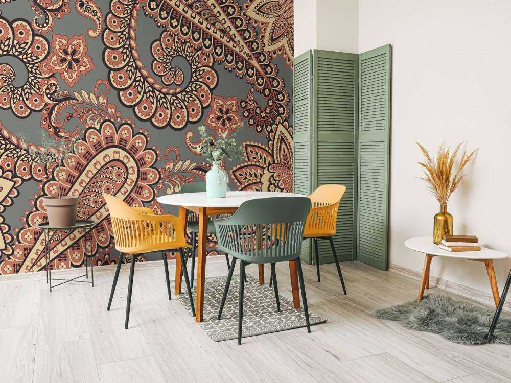 Staroindyjskie wzory kwiatowe