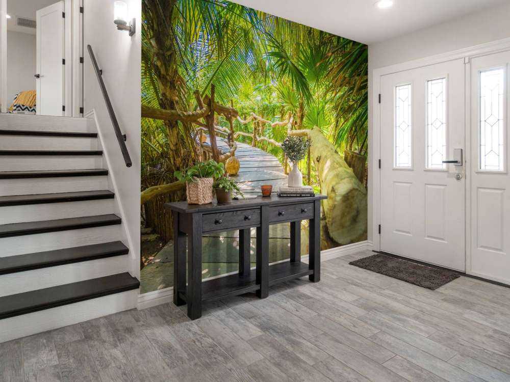 Most w tropikalnej dżungli