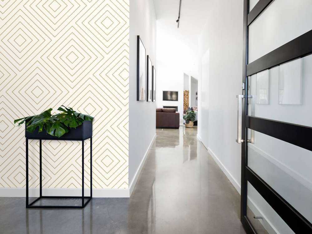 Wzór szewronu, biały