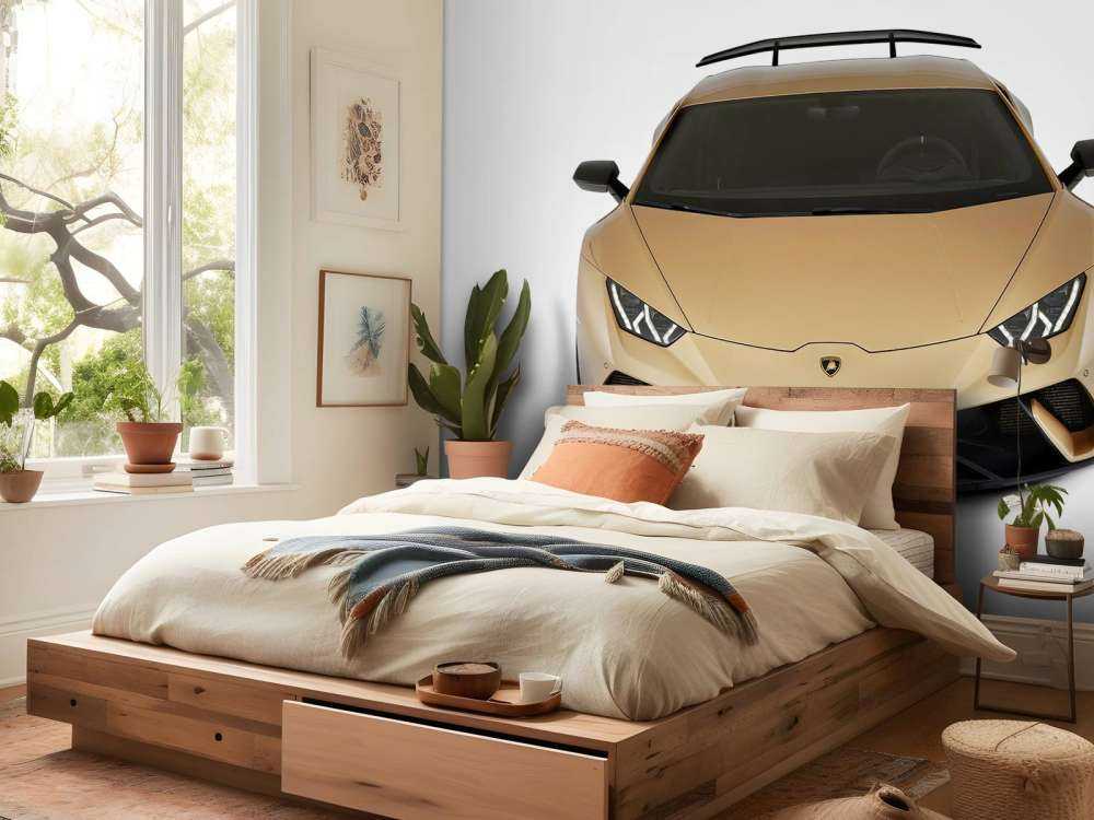 Lamborghini Huracán - Przód od góry, biały