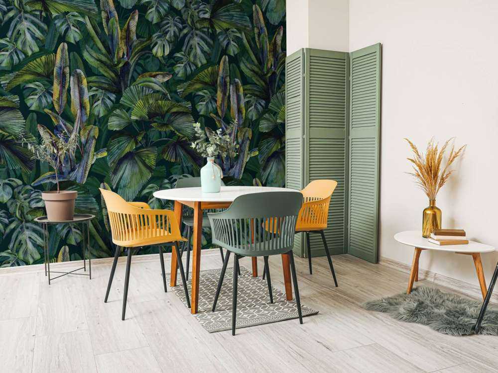 Ręcznie rysowane liście