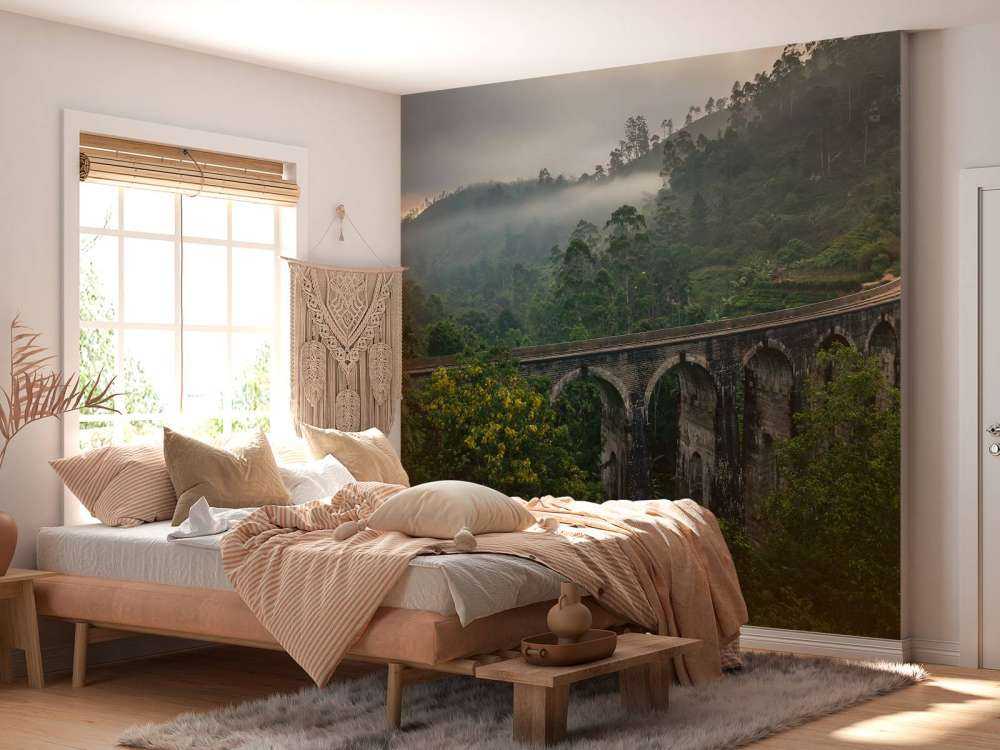 Most kolejowy przez dżunglę