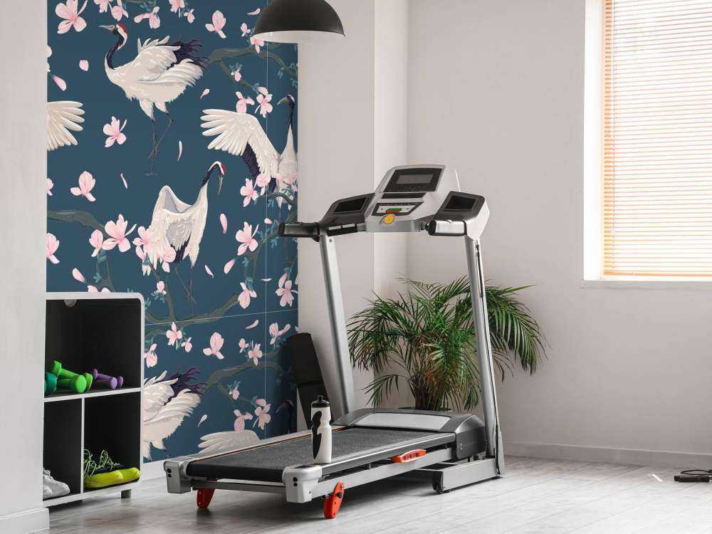 Żurawie z magnoliami