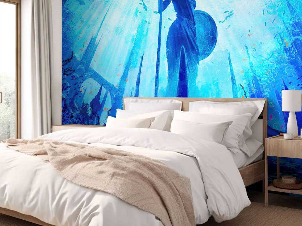 Grecka bogini w podwodnym świecie