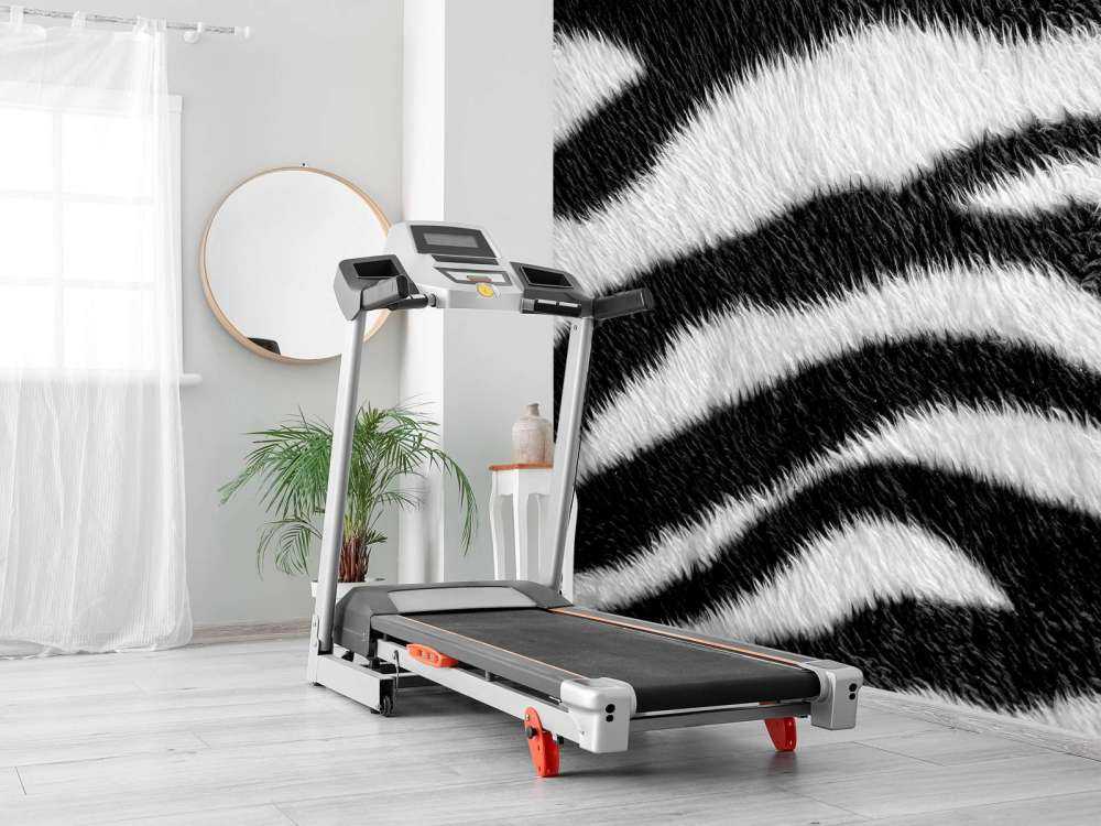 Sierść zebry z bliska