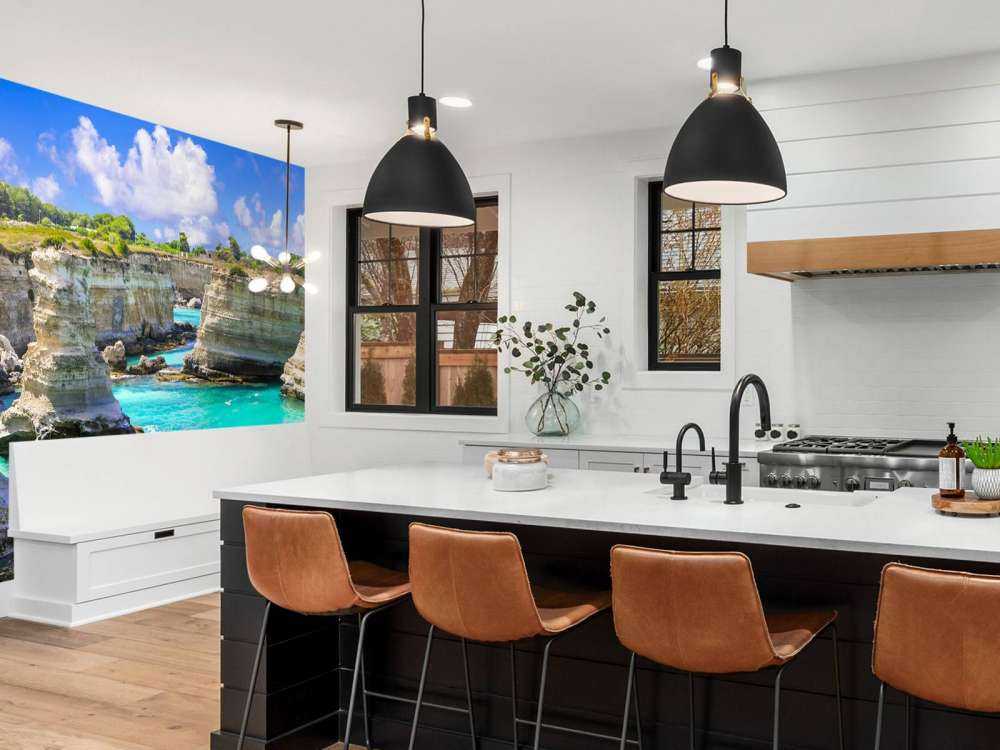 Formacja skalna na wybrzeżu