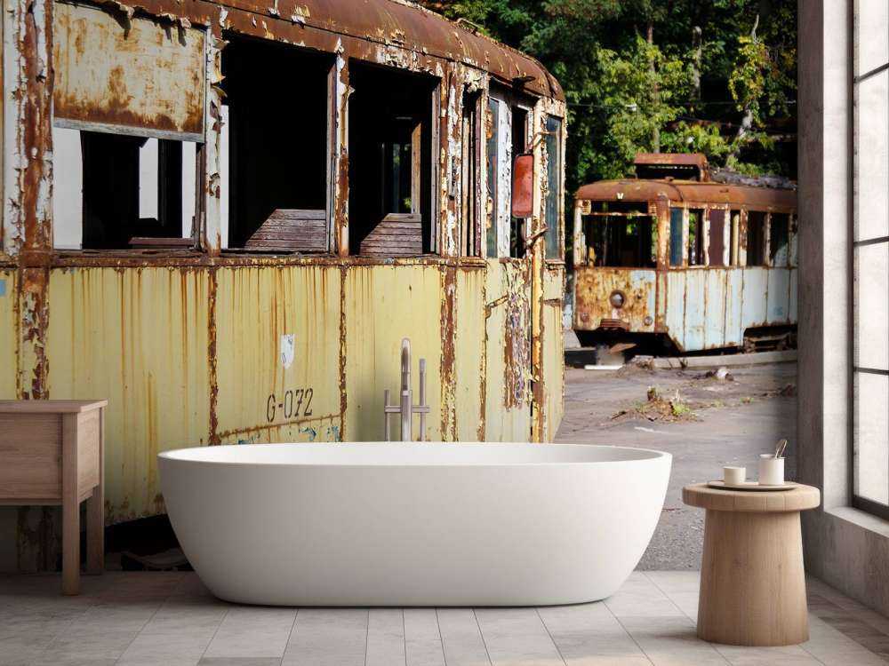 Rdzewiejące tramwaje