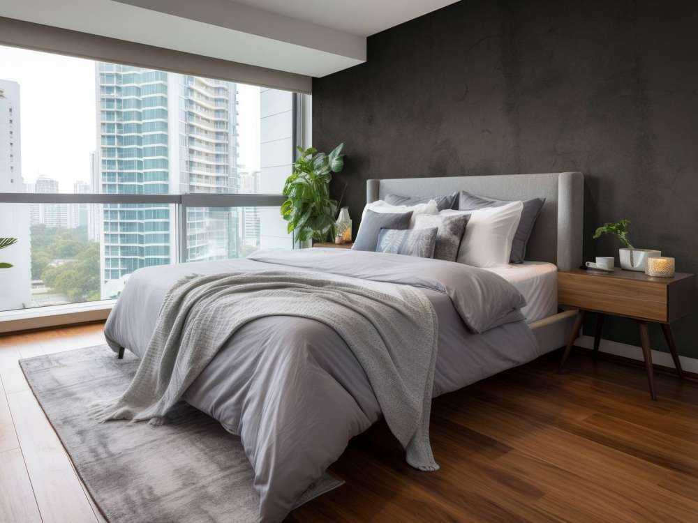 Beton czarno zielony